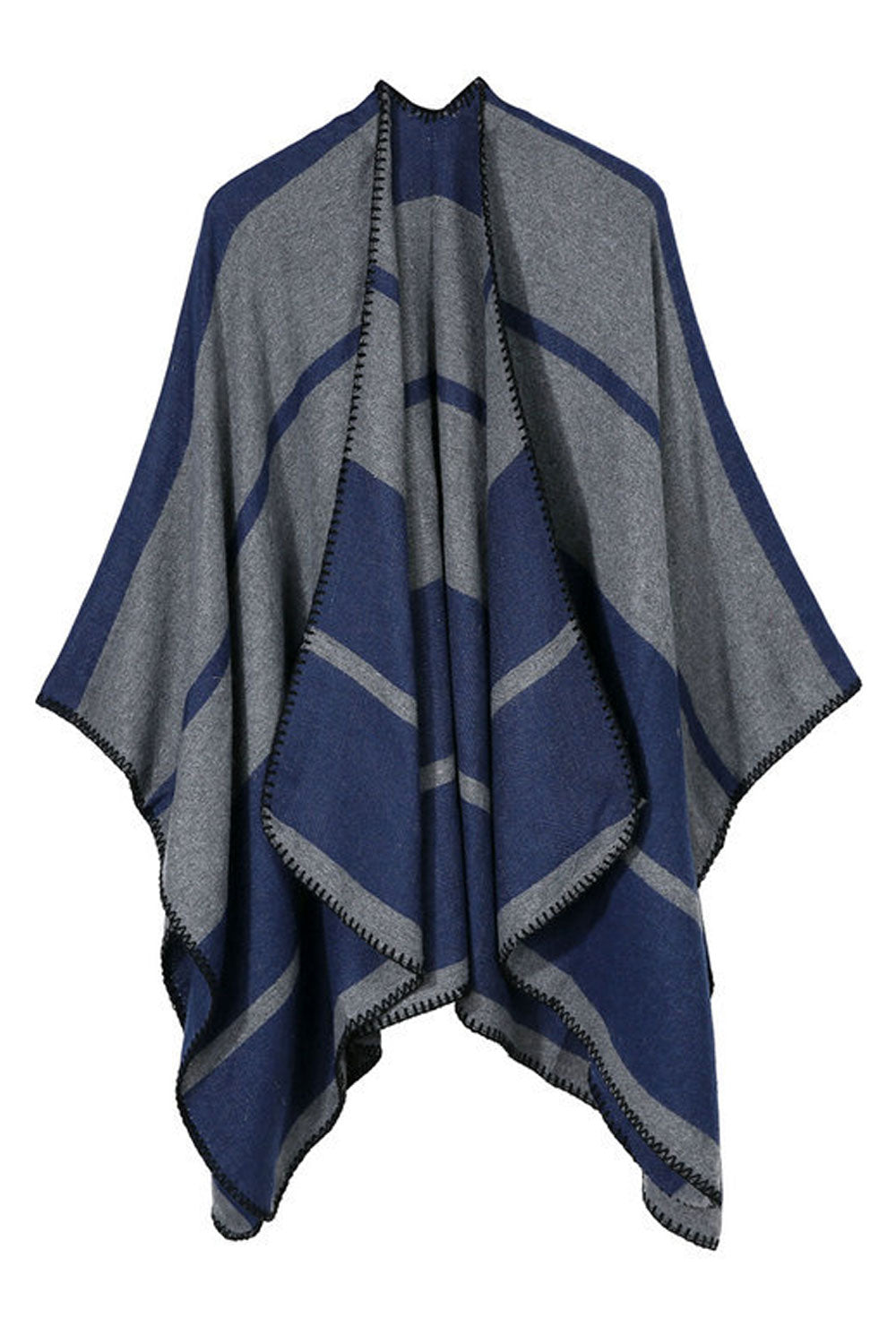 Women Classy Stripe Warm & Thick Cashmere Shawl