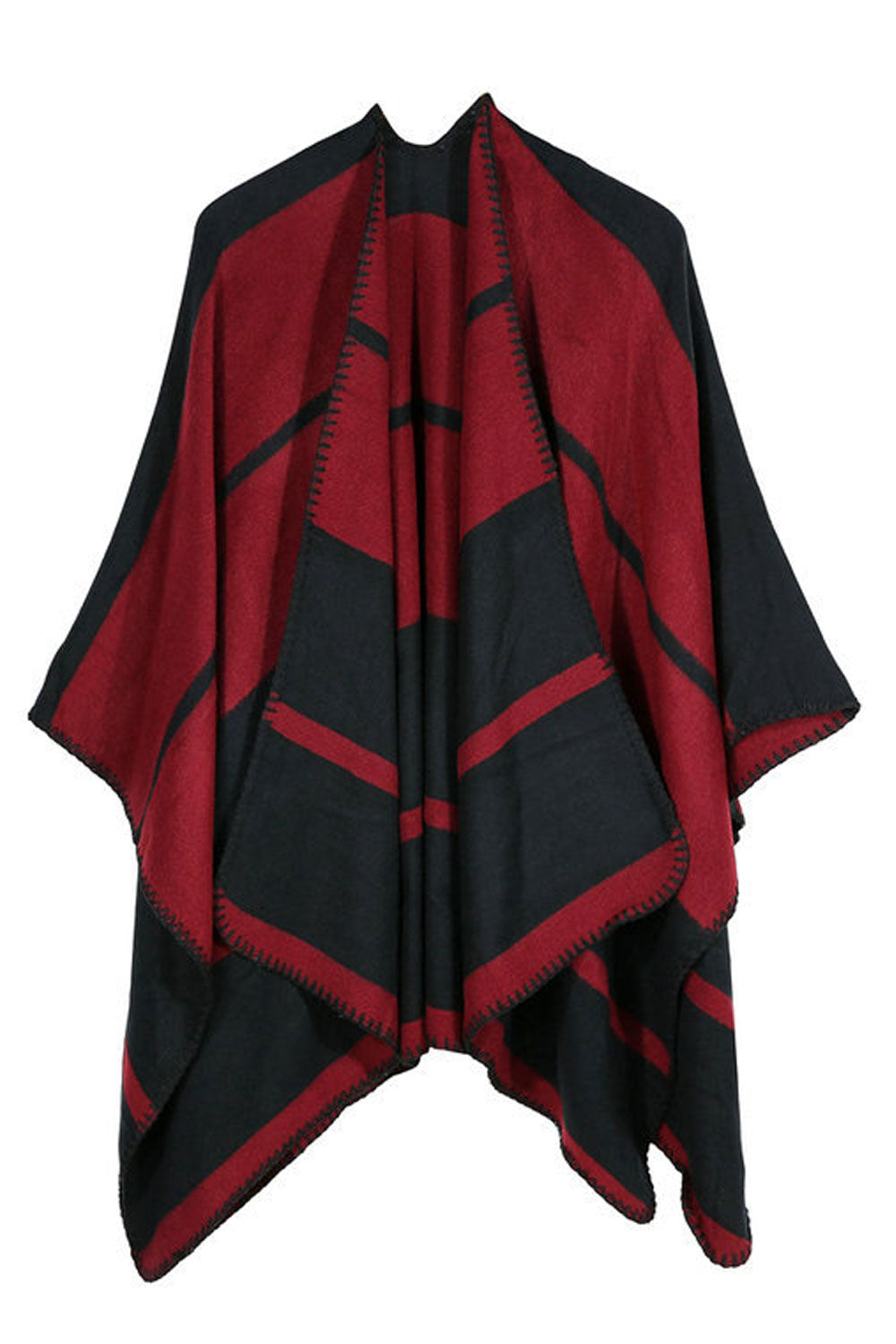 Women Classy Stripe Warm & Thick Cashmere Shawl
