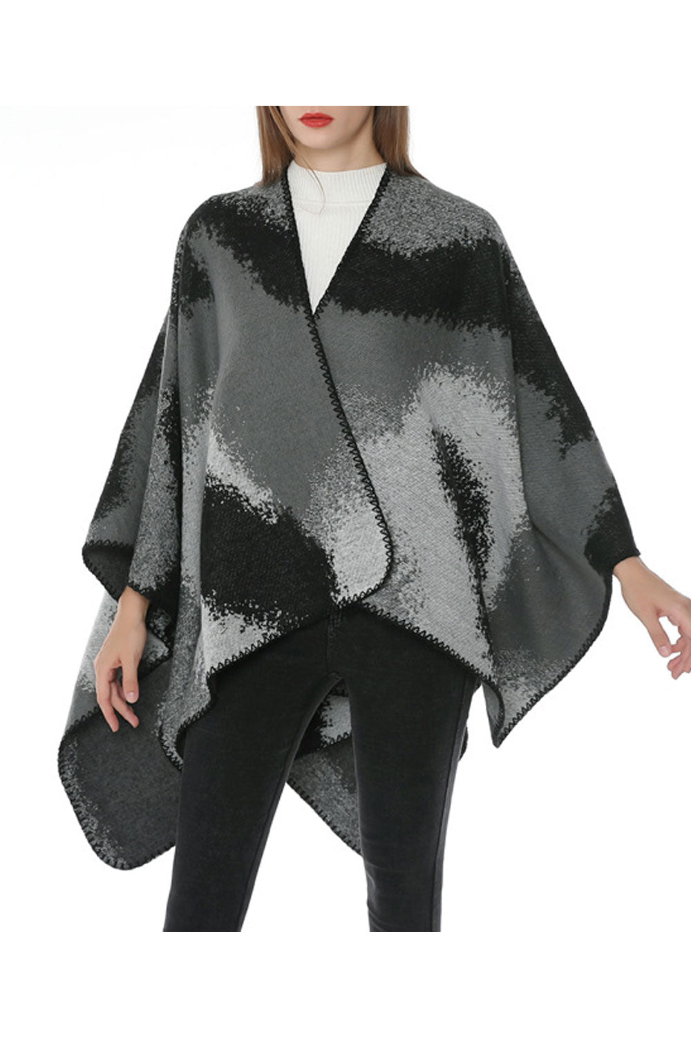 Women Windproof Winter & Autumn Shawl