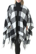 Women Stylish Lattice Pattern Warm & Thick Winter Shawl