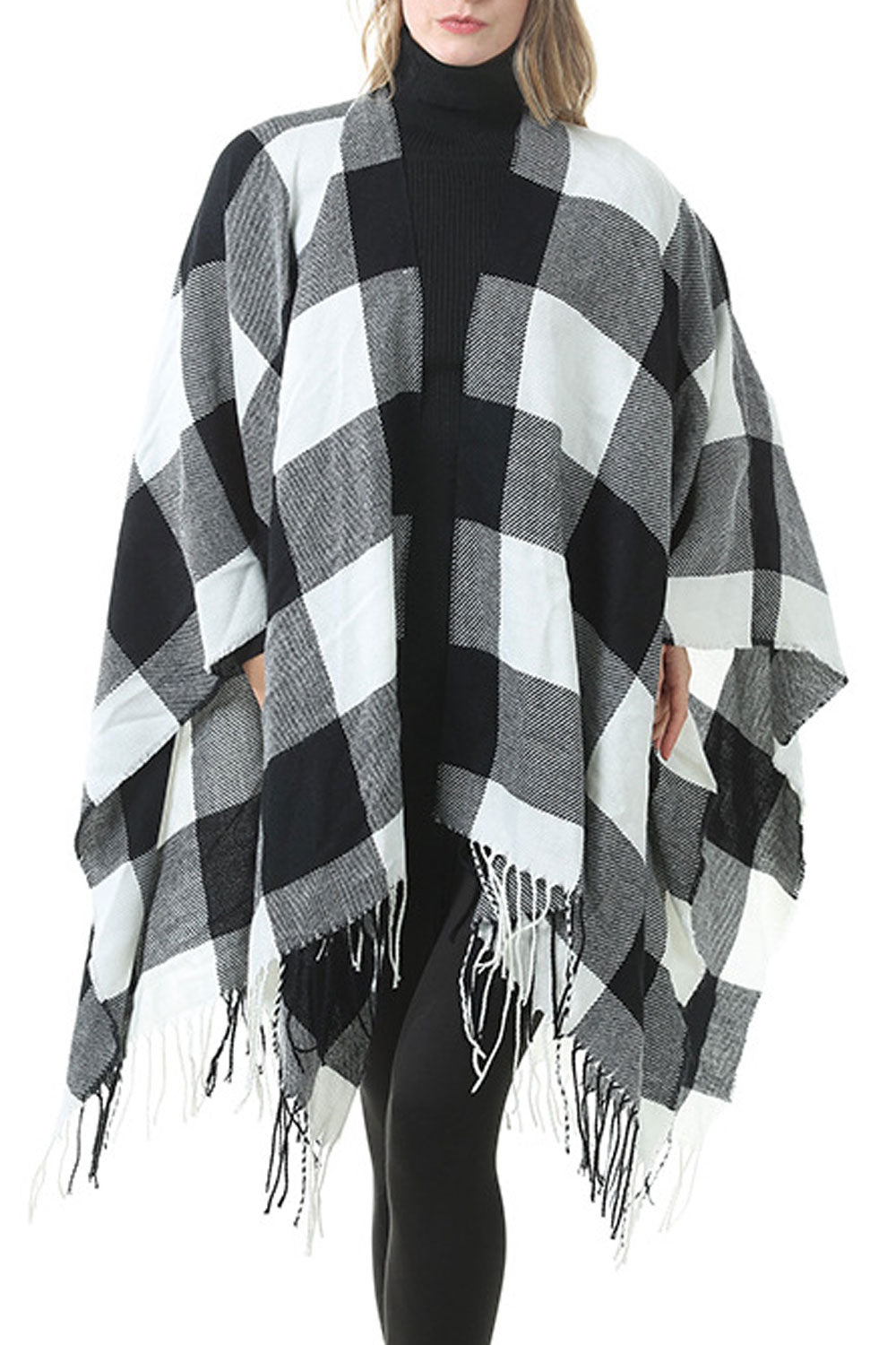 Women Stylish Lattice Pattern Warm & Thick Winter Shawl