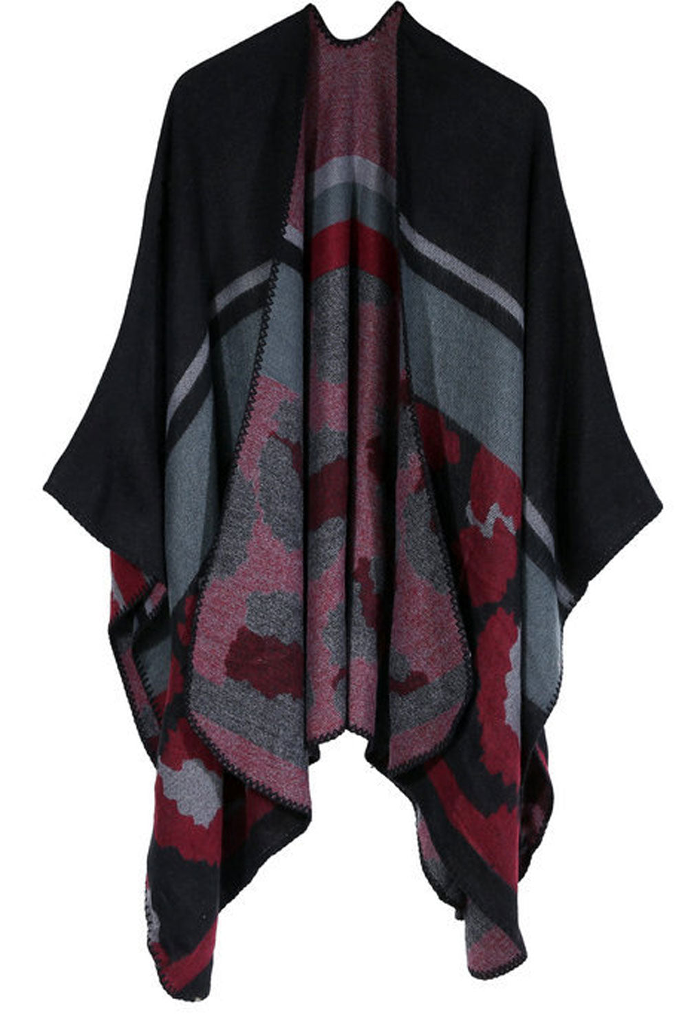 Women Lovely Camouflage Pattern Warm Cashmere Shawl