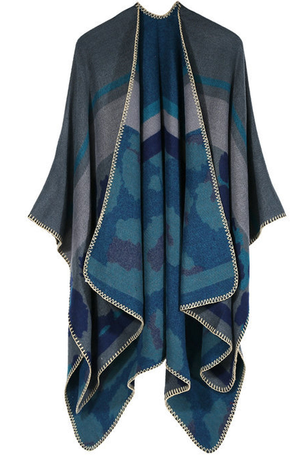 Women Lovely Camouflage Pattern Warm Cashmere Shawl