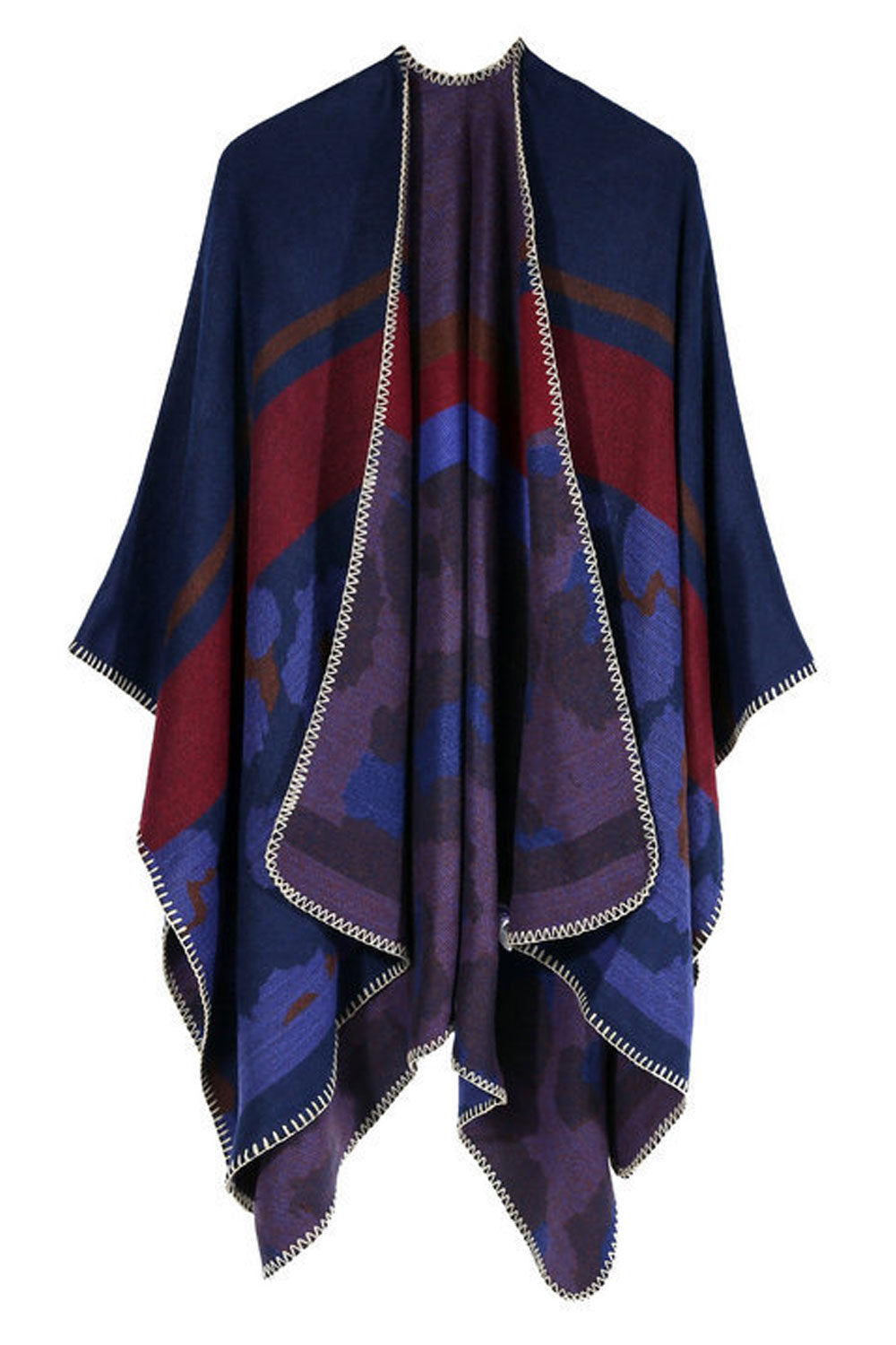 Women Lovely Camouflage Pattern Warm Cashmere Shawl