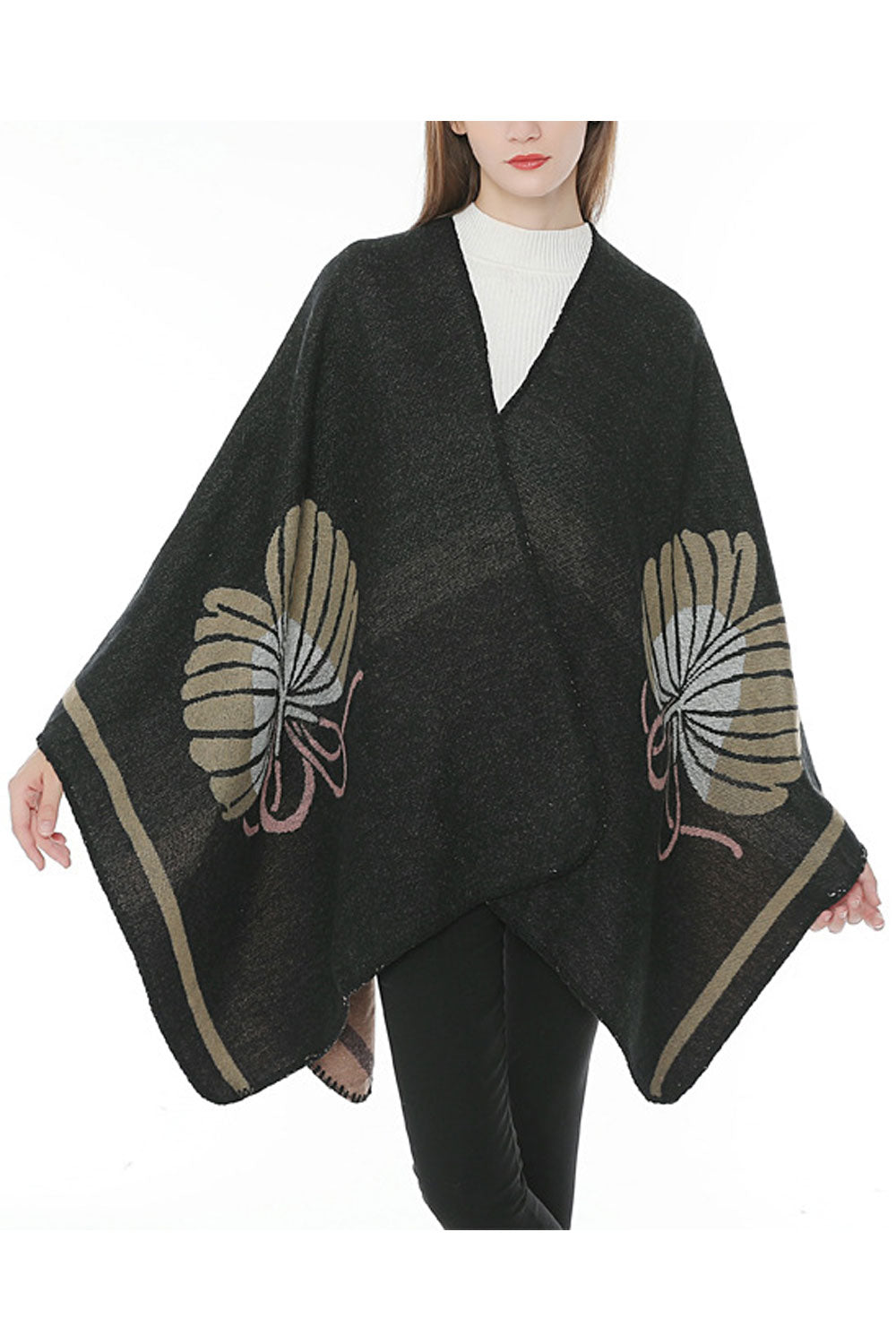 Women Fashion Creative Warm & Thick Shawl