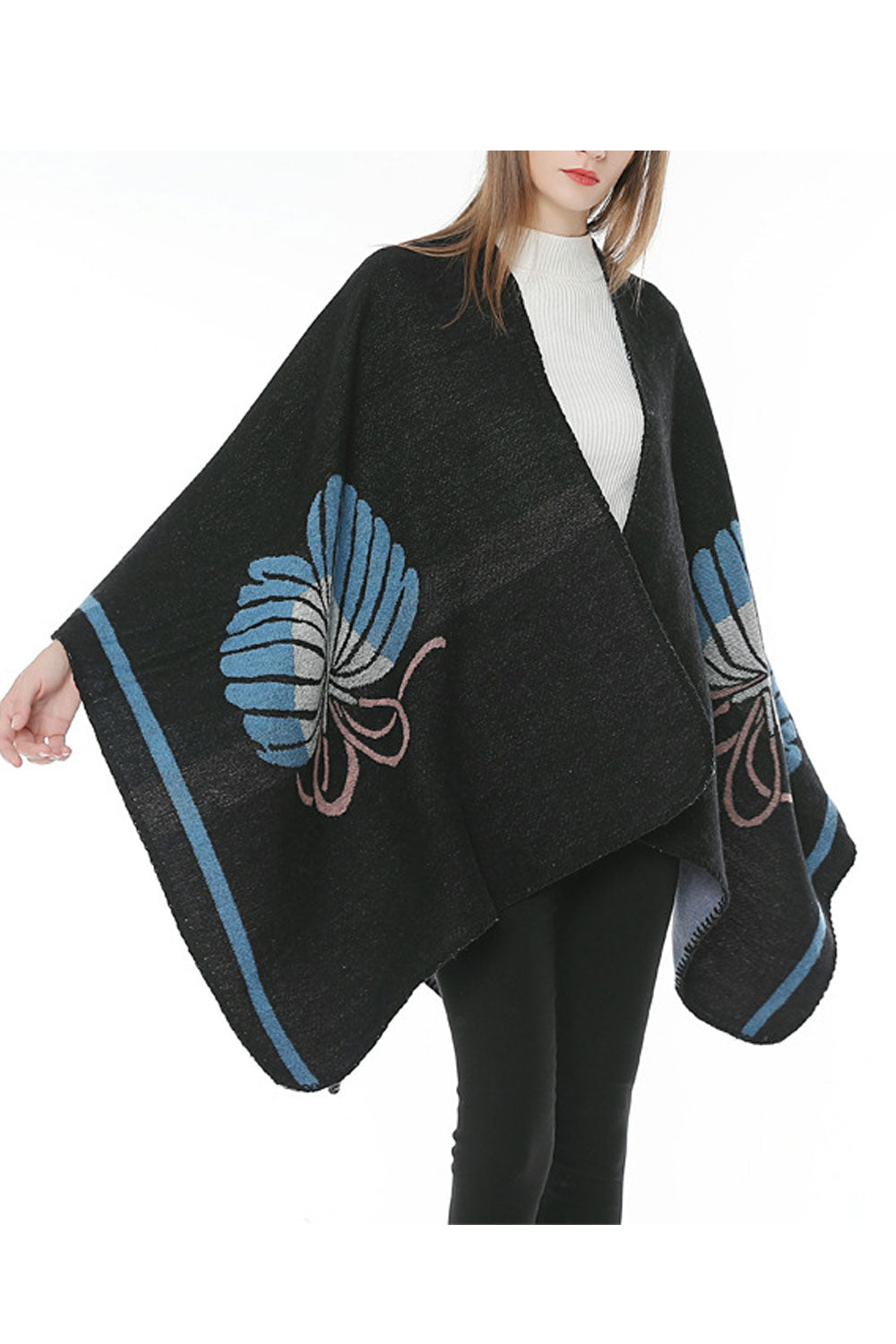 Women Fashion Creative Warm & Thick Shawl