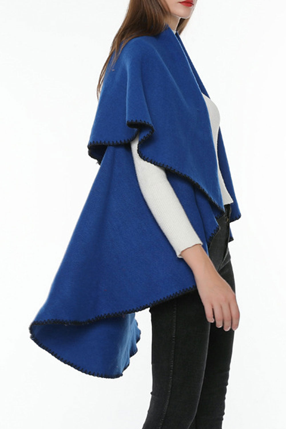 Women Fashion Solid Color Warm & Thick Shawl