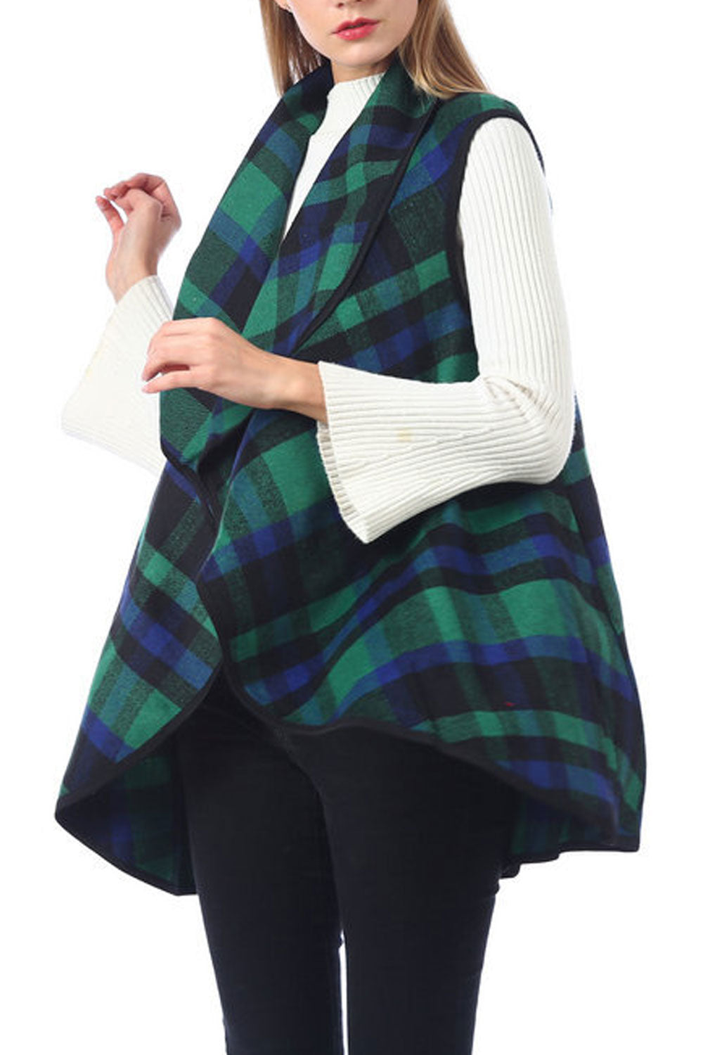 Women Lovely Winter & Autumn Lattice Pattern Shawl