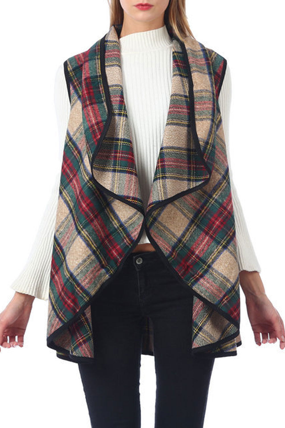 Women Lovely Winter & Autumn Lattice Pattern Shawl