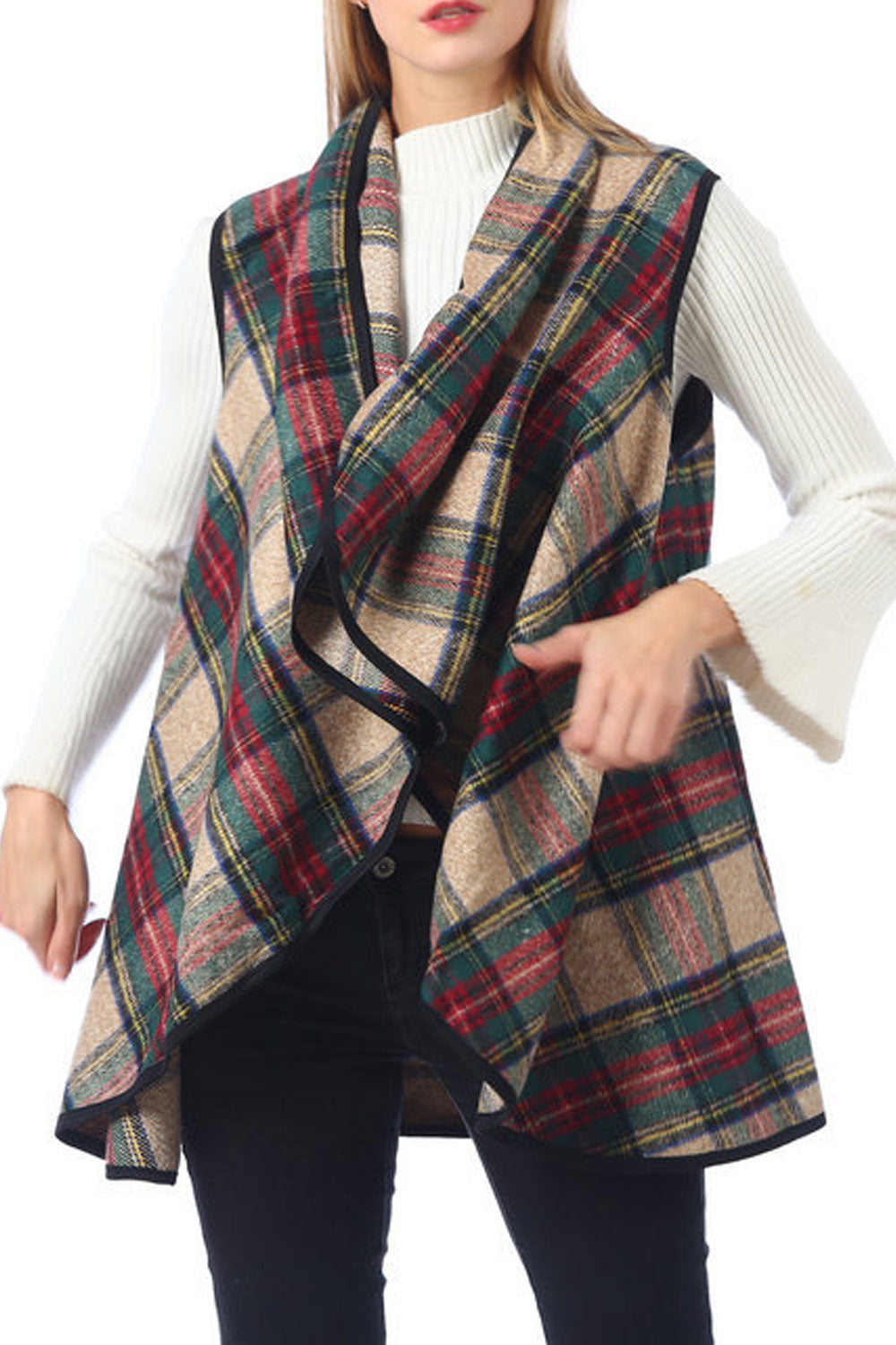 Women Lovely Winter & Autumn Lattice Pattern Shawl