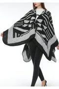 Women Stylish Hooded Warm & Thick Pullover Shawl