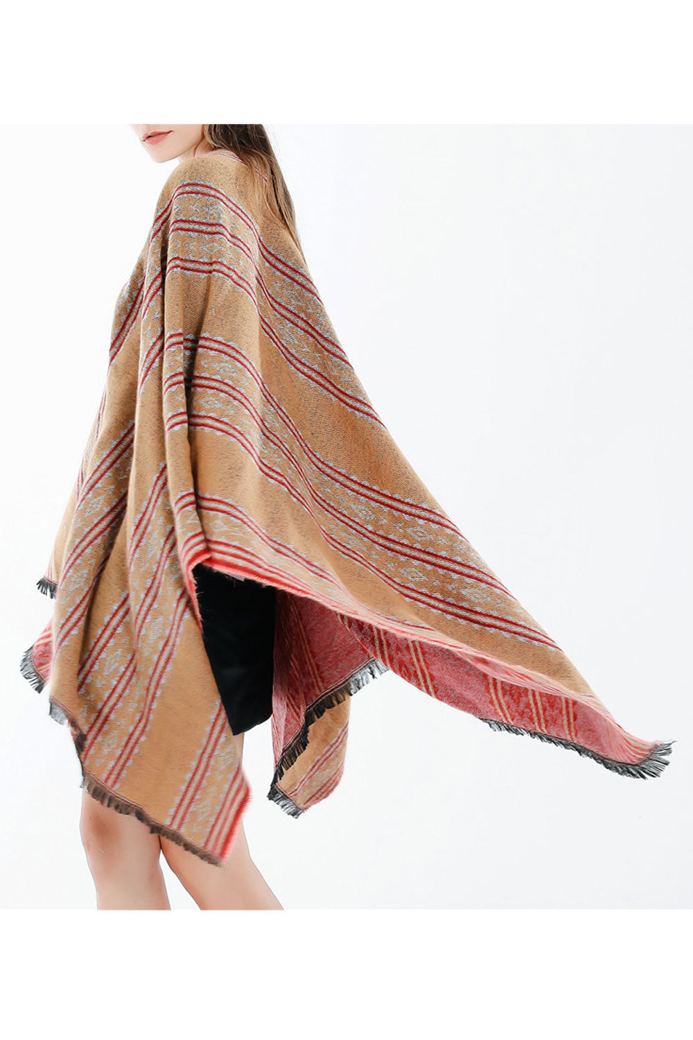 Women Autumn Winter Cashmere Warm Shawl