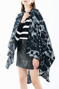 Women Autumn Winter Floral Warm & Thick Shawl