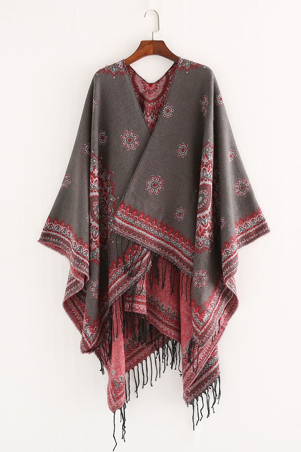 Women Classy Tassel Decorated Autumn Warm & Thick Shawl