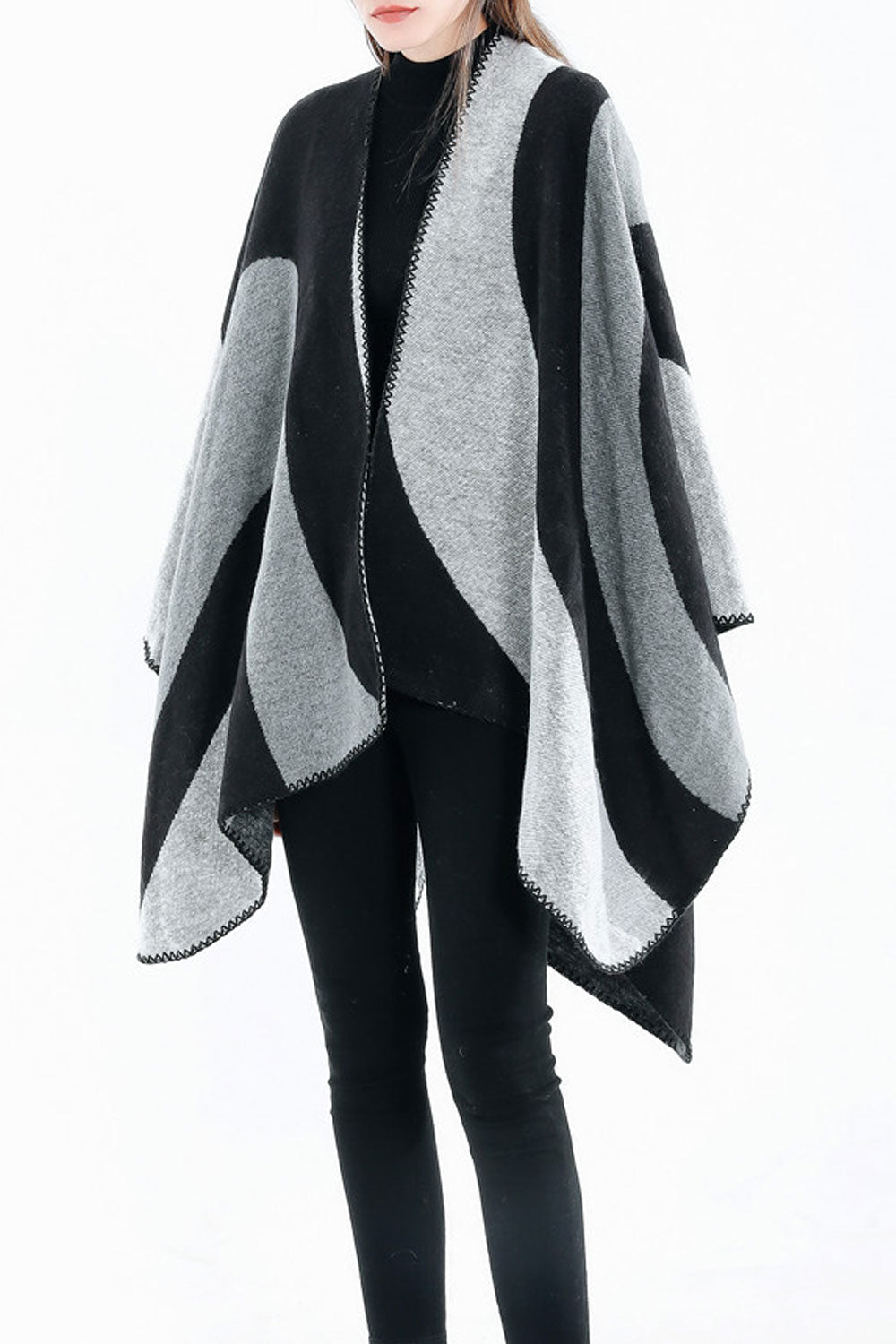 Women Multi Color Winter Warm & Thick Shawl