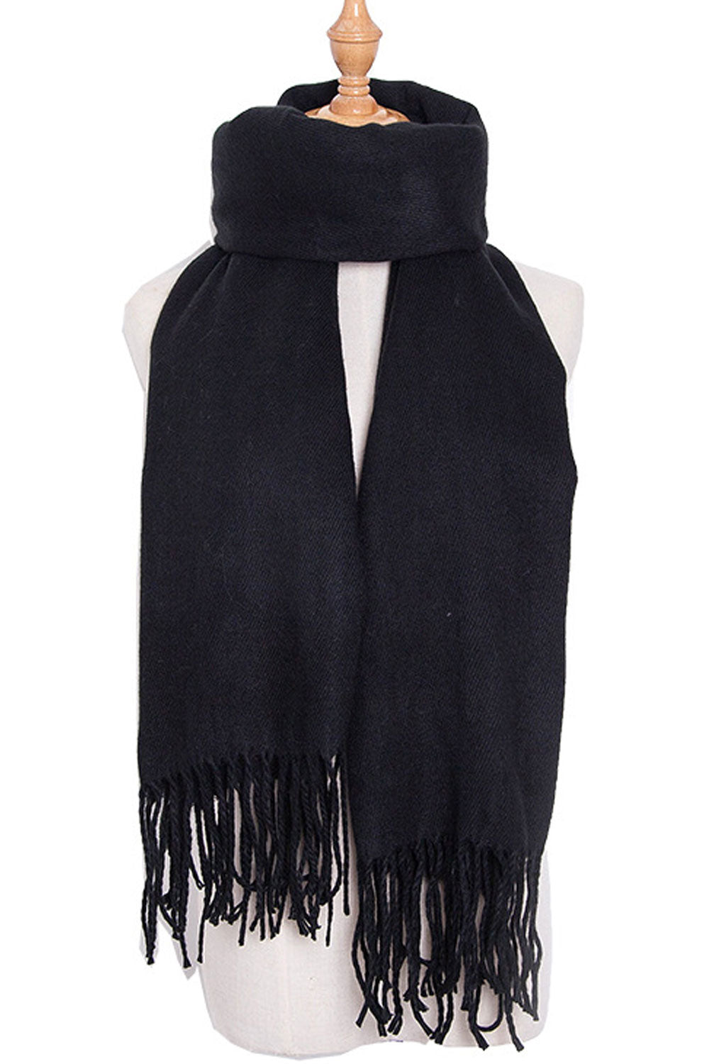 Women Modish Solid Color Warm & Thick Cashmere Shawl