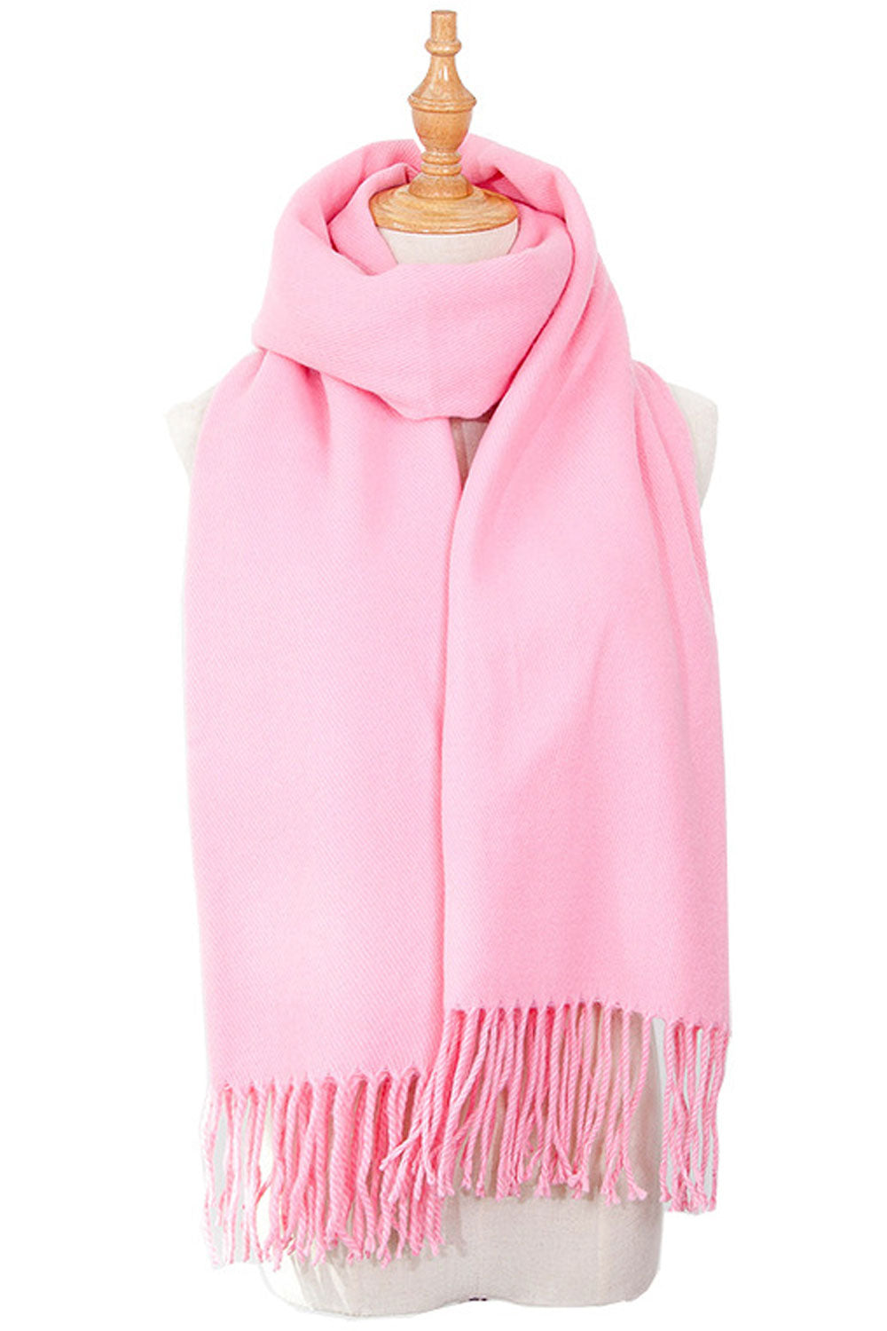 Women Modish Solid Color Warm & Thick Cashmere Shawl