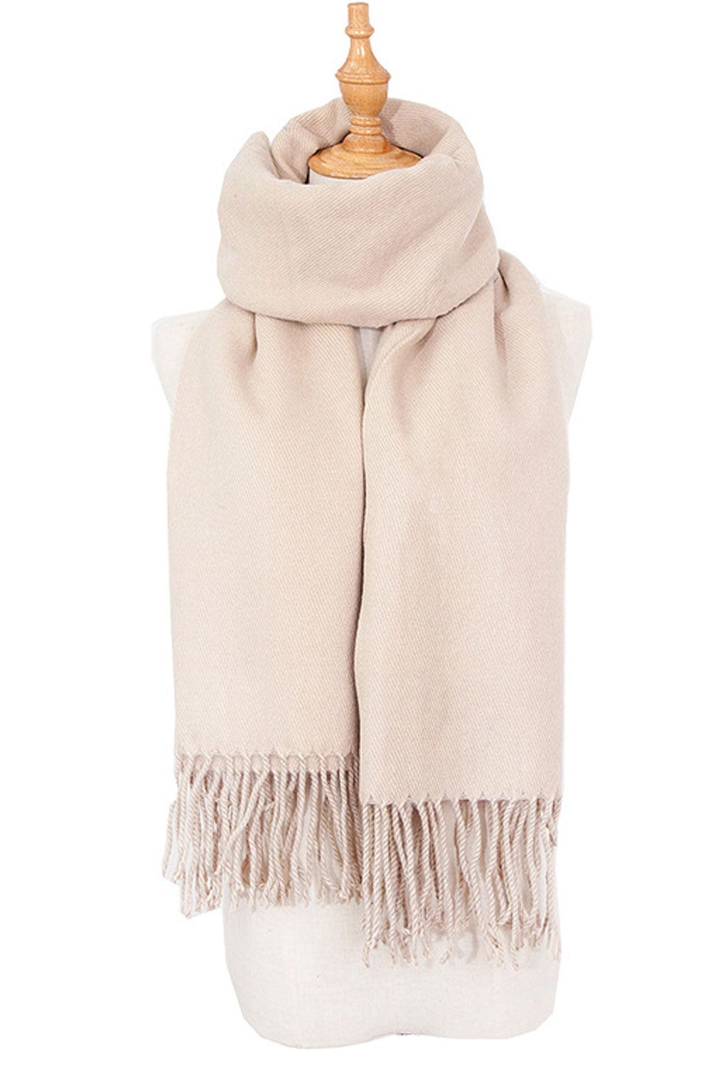 Women Modish Solid Color Warm & Thick Cashmere Shawl