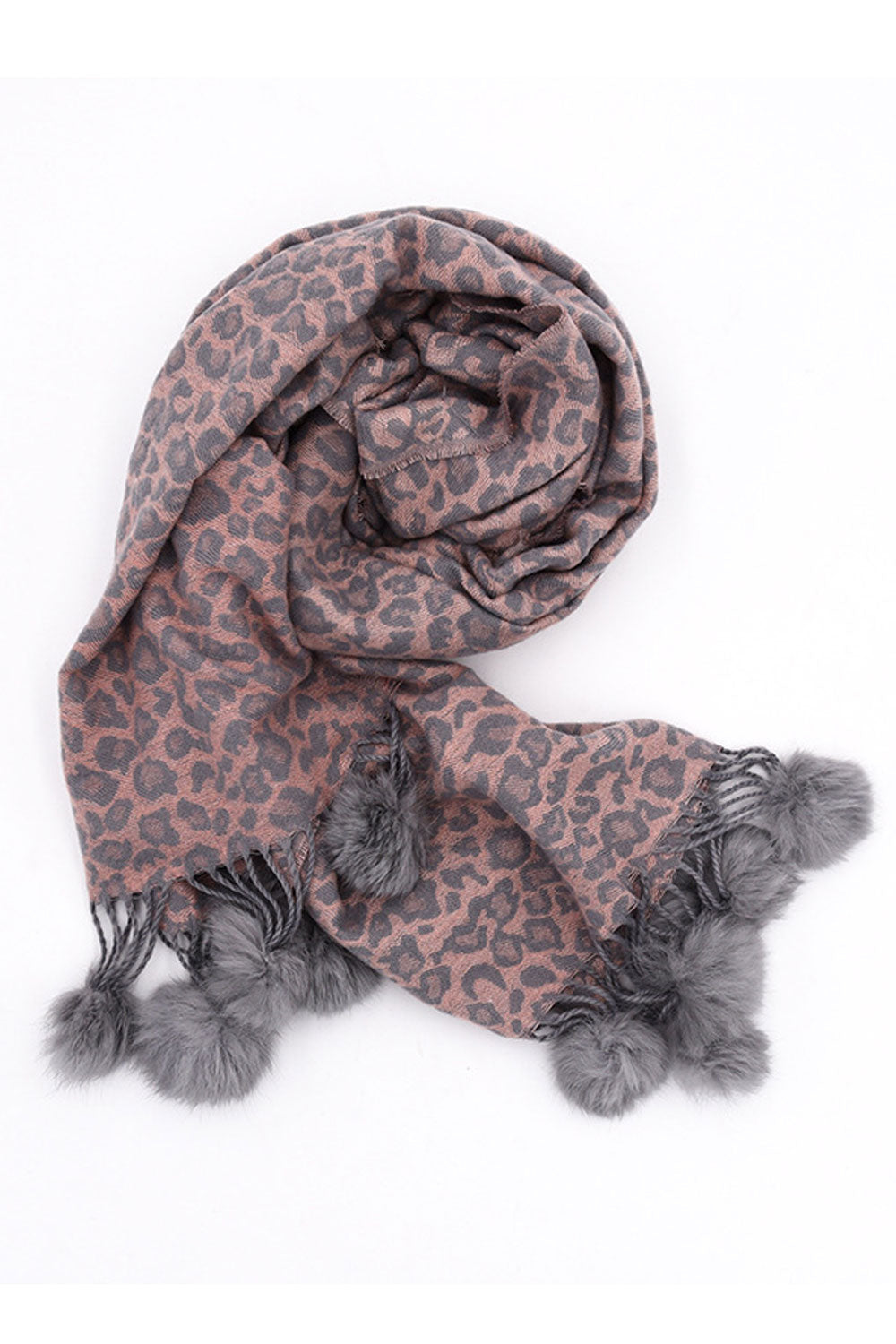 Women Stylish Leopard Pattern Warm Shawl