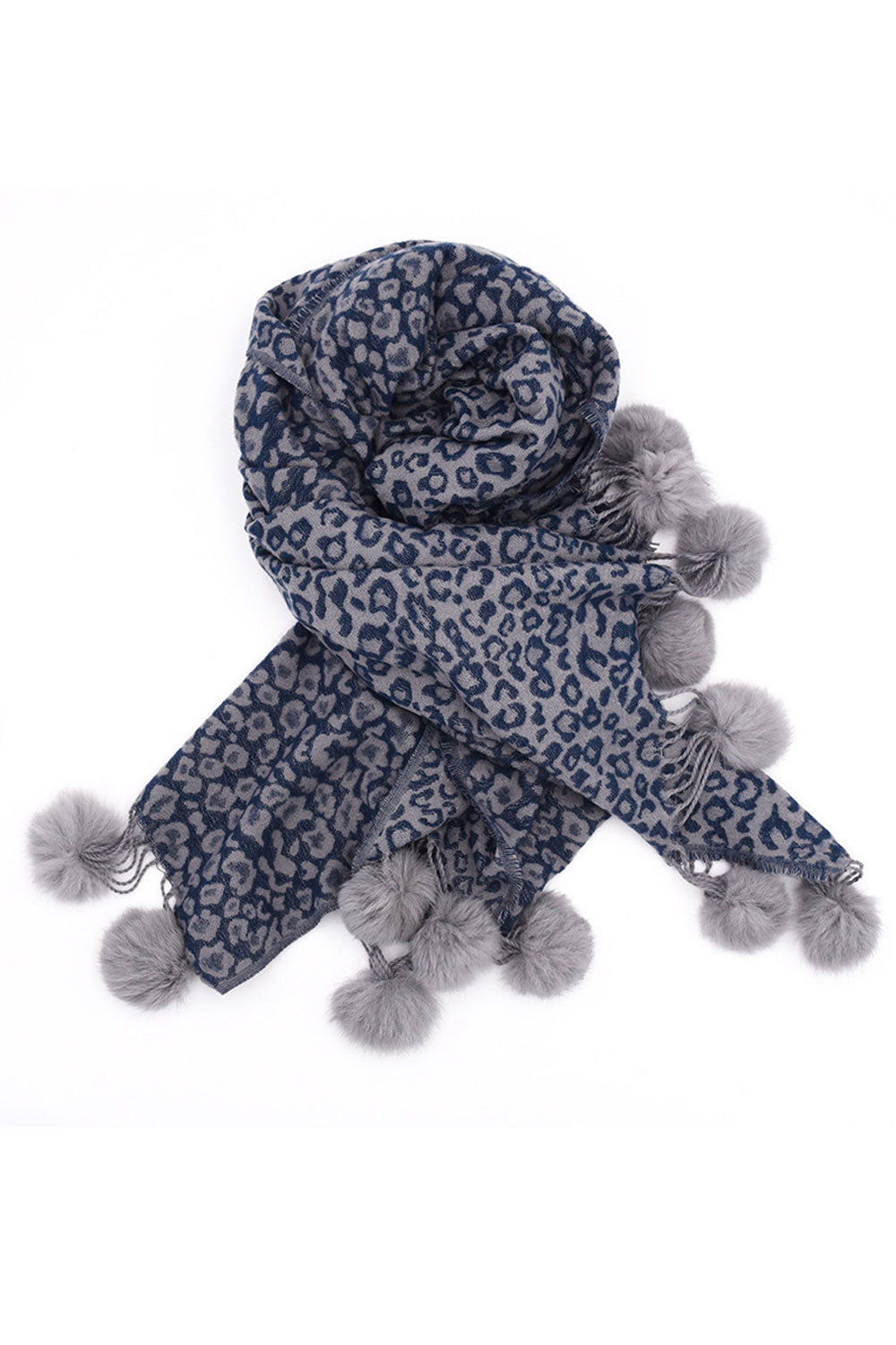 Women Stylish Leopard Pattern Warm Shawl