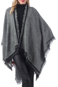 Women Autumn Winter Warm Cashmere Pullover Shawl