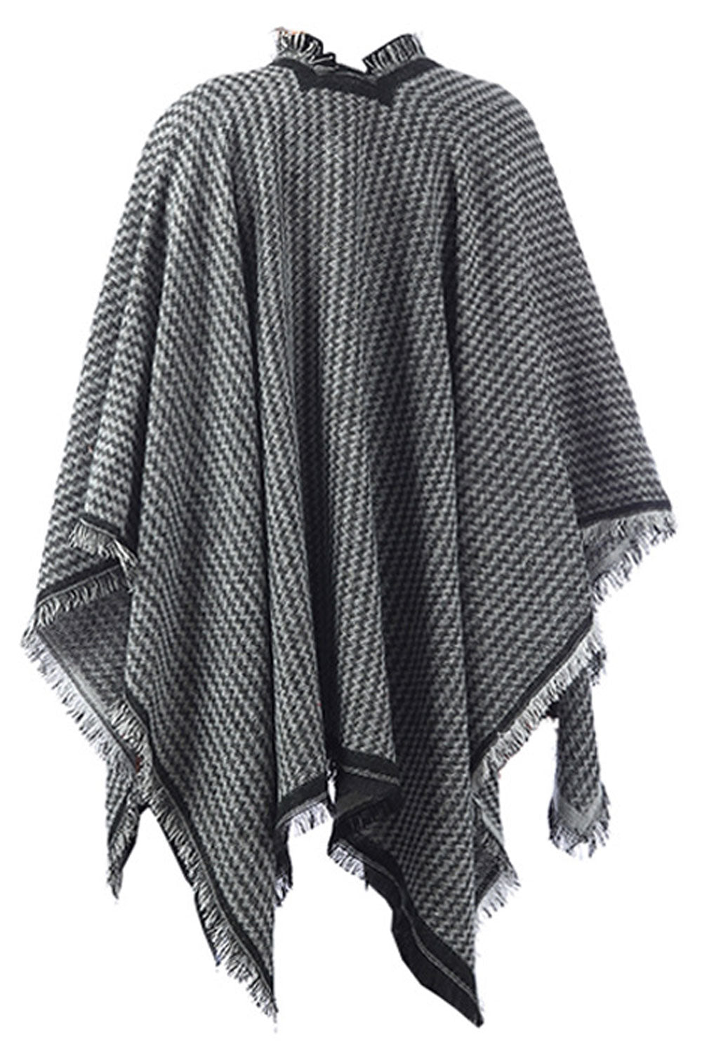 Women Autumn Winter Warm Cashmere Pullover Shawl