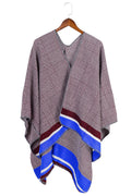 Women Autumn Winter Lattice Pattern Warm Shawl