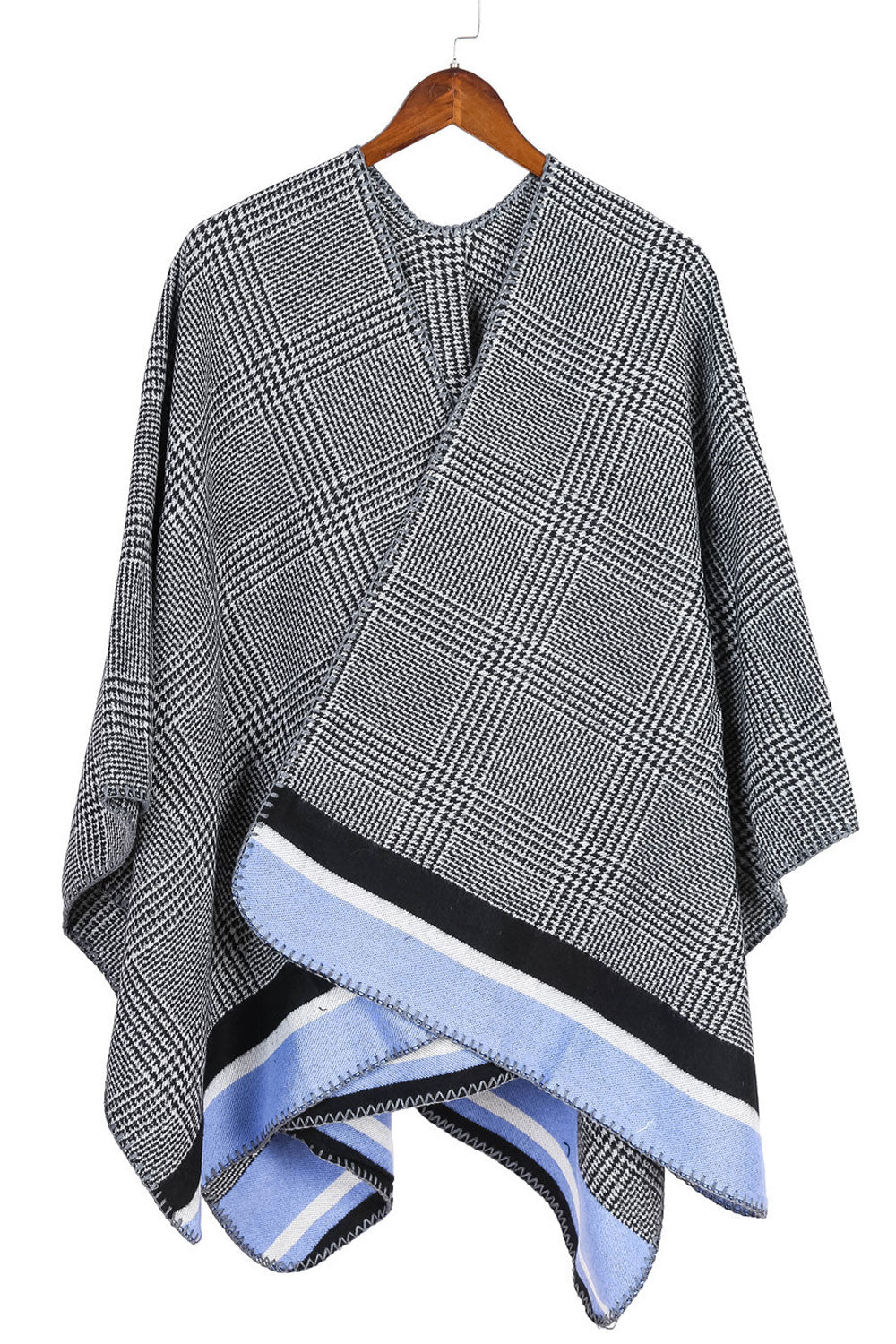 Women Autumn Winter Lattice Pattern Warm Shawl
