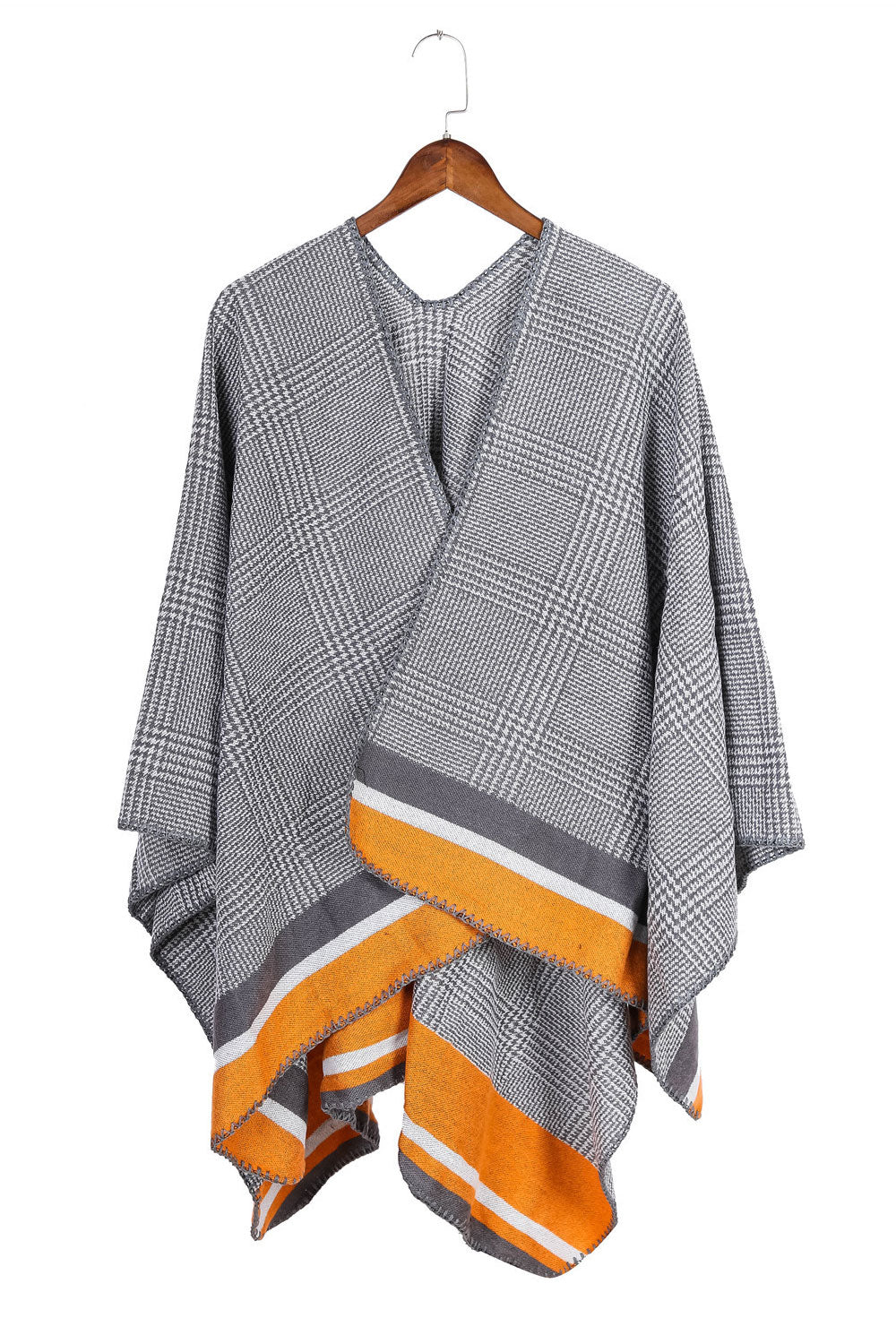 Women Autumn Winter Lattice Pattern Warm Shawl