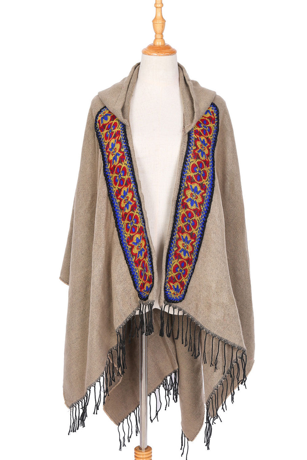Women Fashionable Warm Thick Printed Pattern Shawl