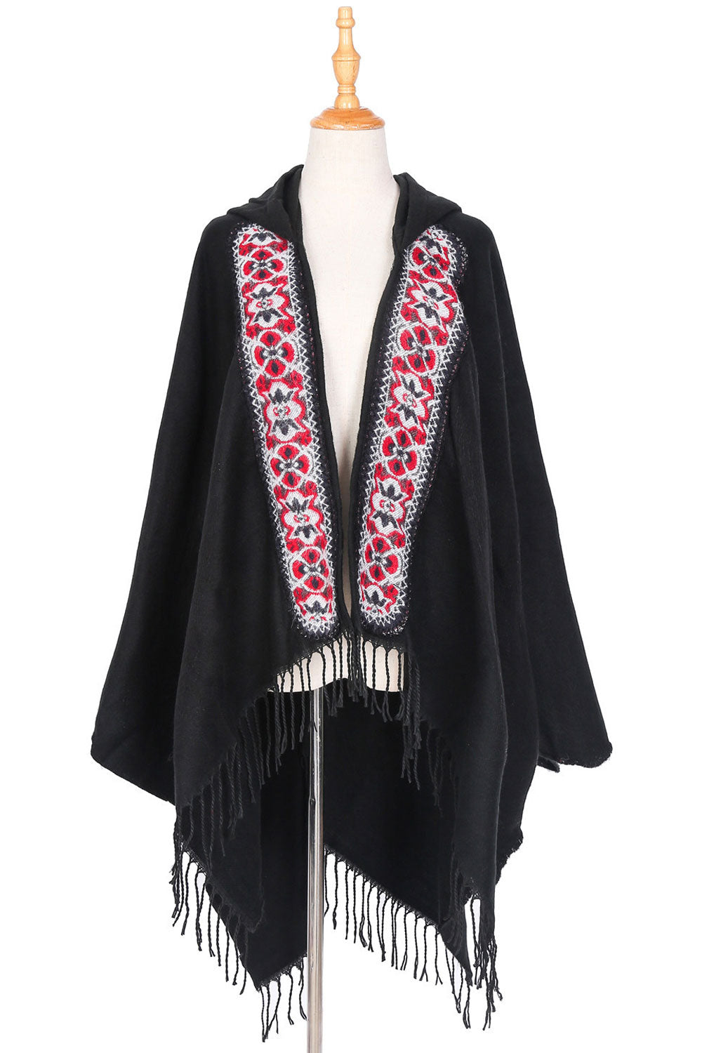 Women Fashionable Warm Thick Printed Pattern Shawl