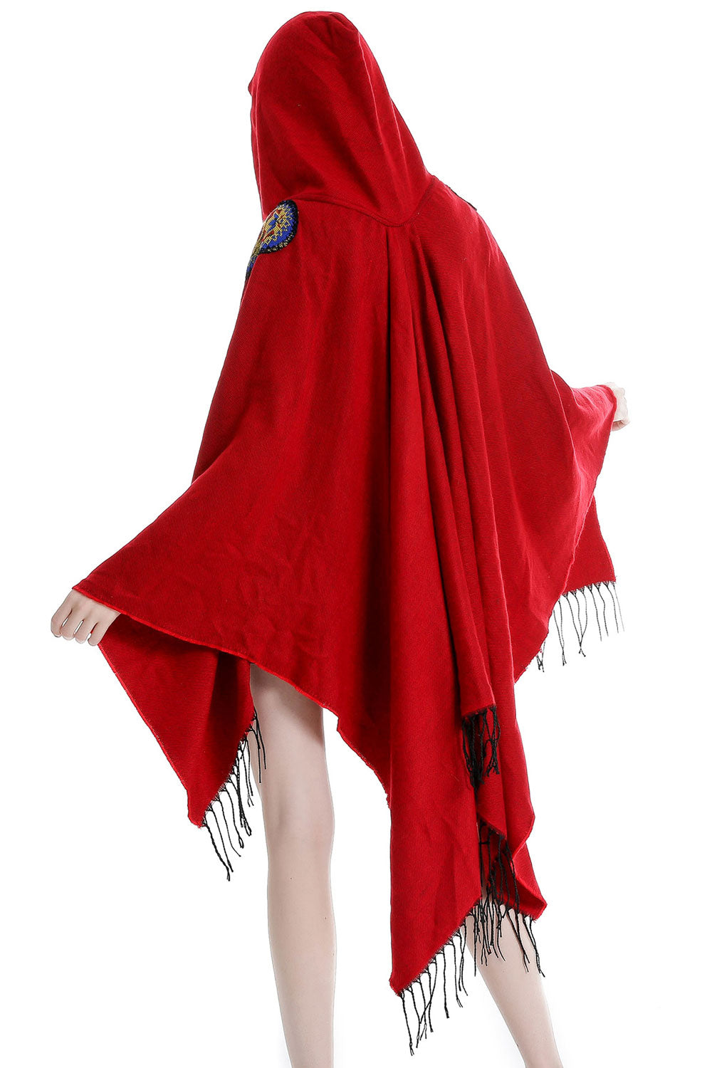 Women Fashionable Warm Thick Printed Pattern Shawl