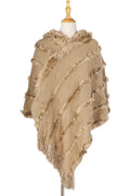 Women Beautiful Tassel Decorated Warm & Thick Shawl
