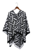 Women Beautiful Geometric Triangle Pattern Warm Shawl