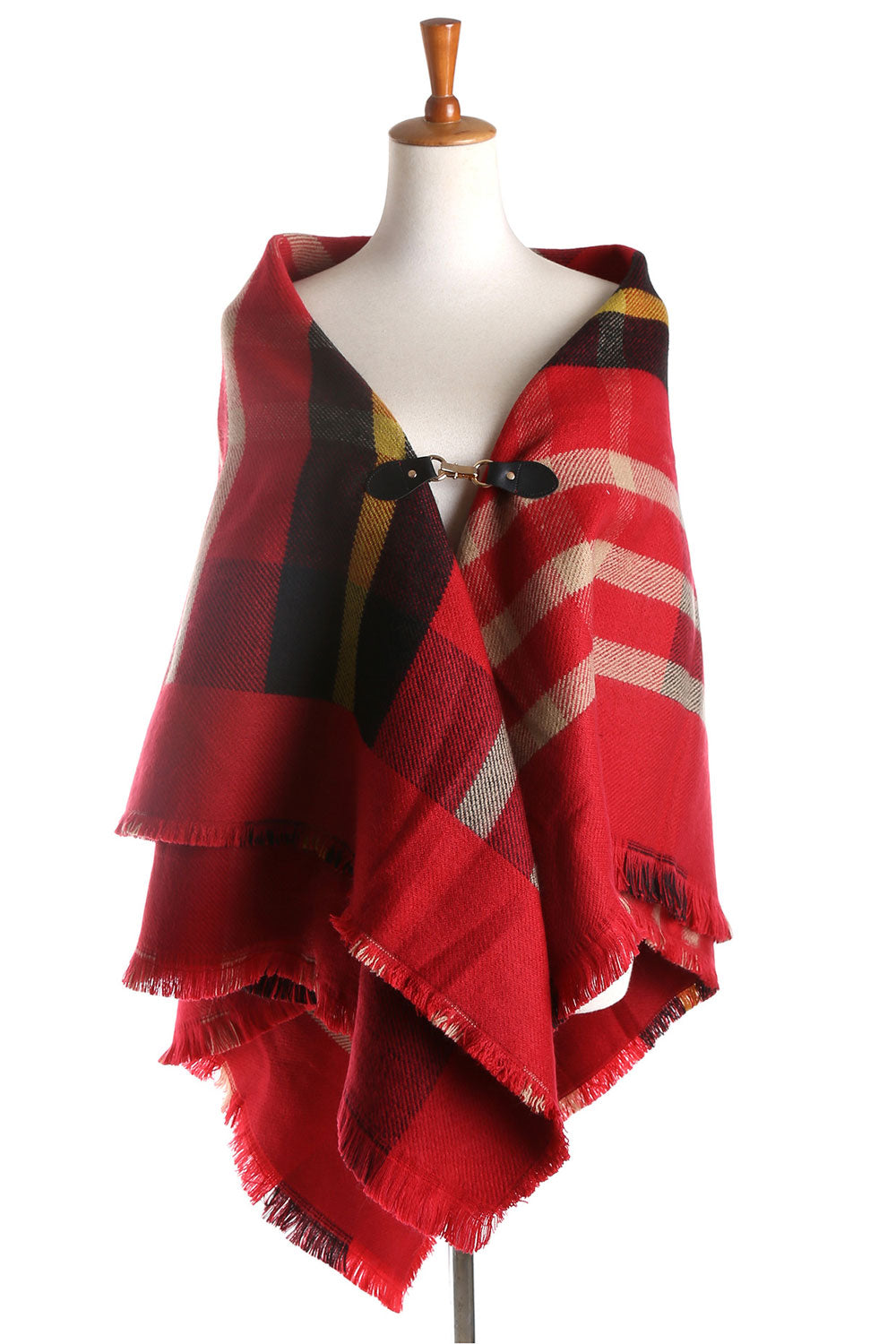 Women Fashion Lattice Patten Warm Cashmere Shawl