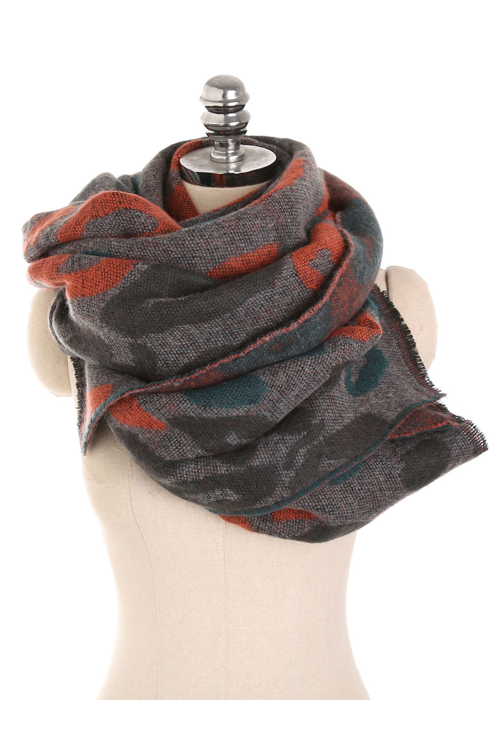 Women Cool Leopard Pattern Warm Thick Cashmere Shawl