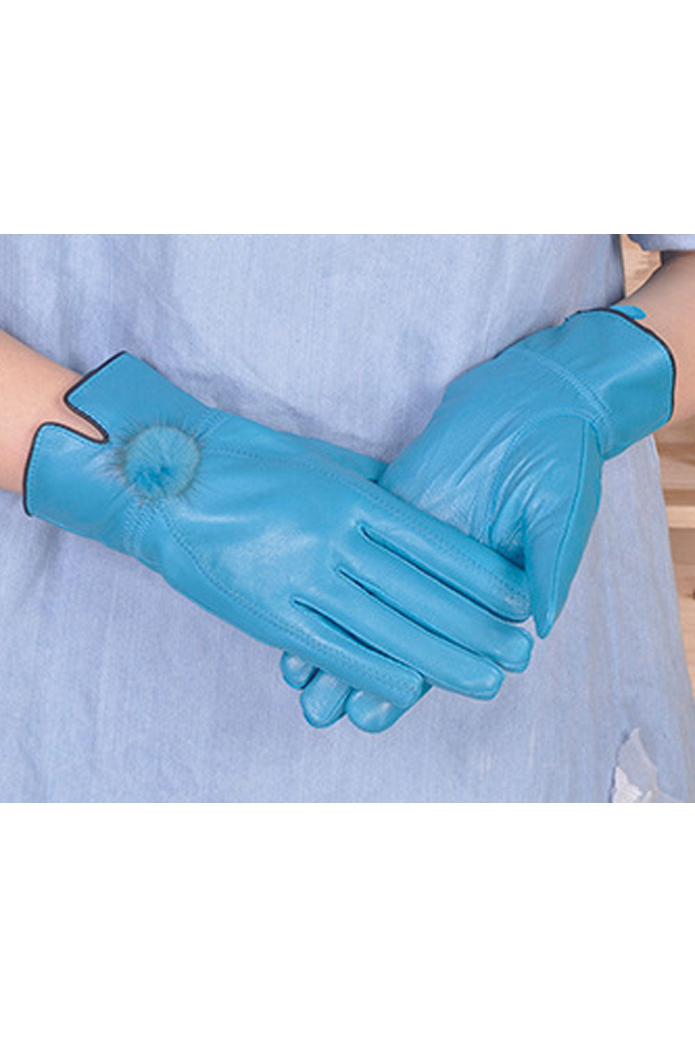 Women Warm & Thick Solid Color Casual Gloves