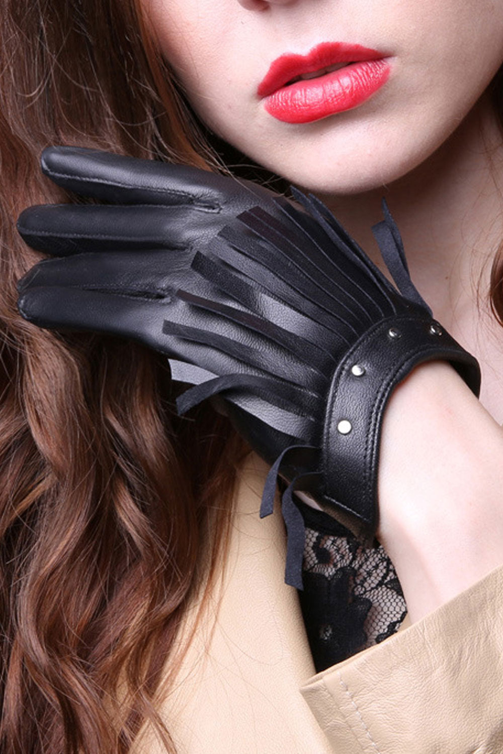 Women Lovely Casual Solid Colored Warm Gloves