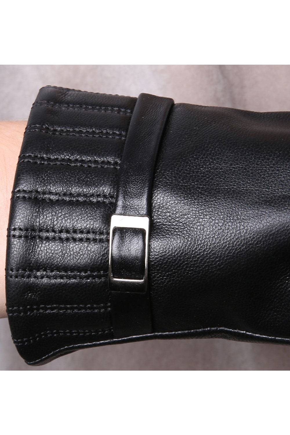 Women Fashion Warm Thick Solid Color Gloves