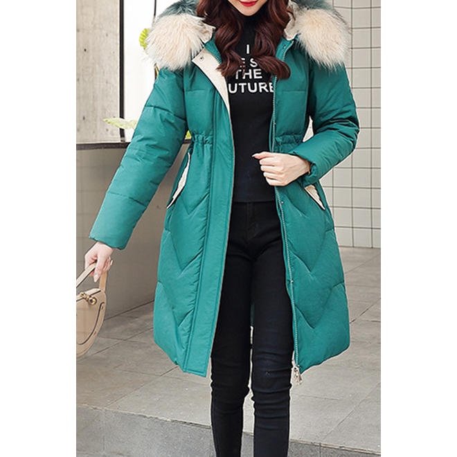 Women Winter Cotton Padded Loose Fit Jacket