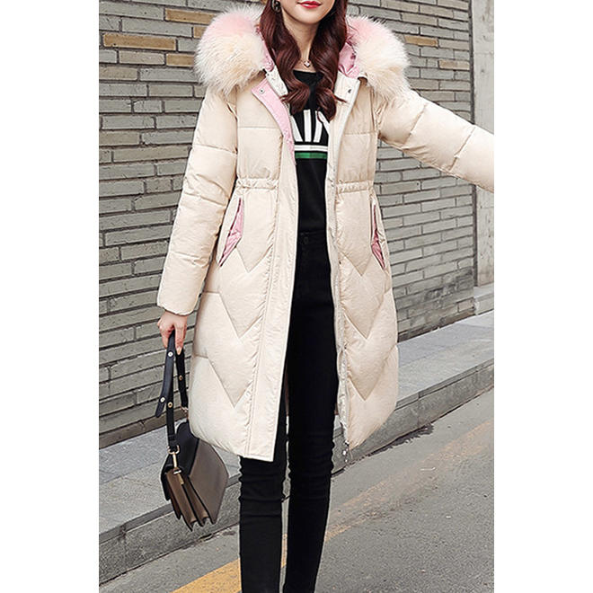 Women Winter Cotton Padded Loose Fit Jacket