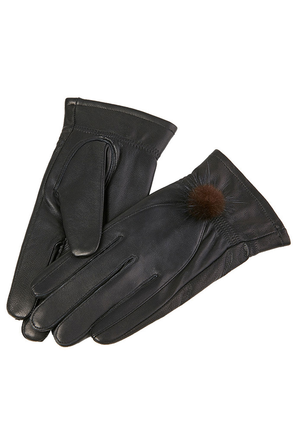 Women Autumn Winter Thick & Warm Casual Leather Gloves