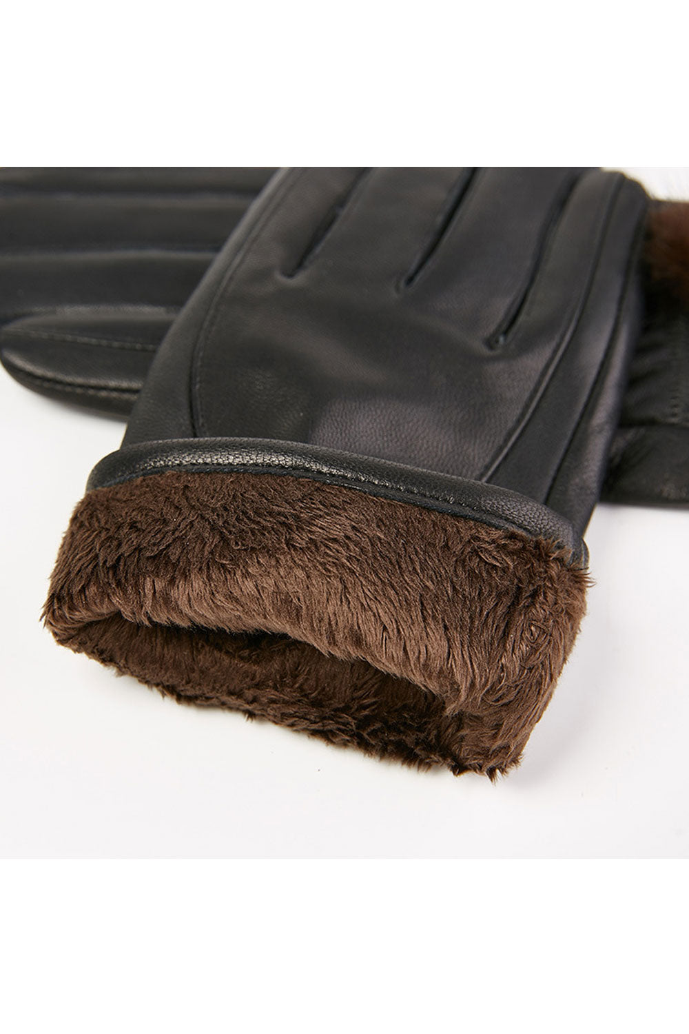 Women Autumn Winter Thick & Warm Casual Leather Gloves