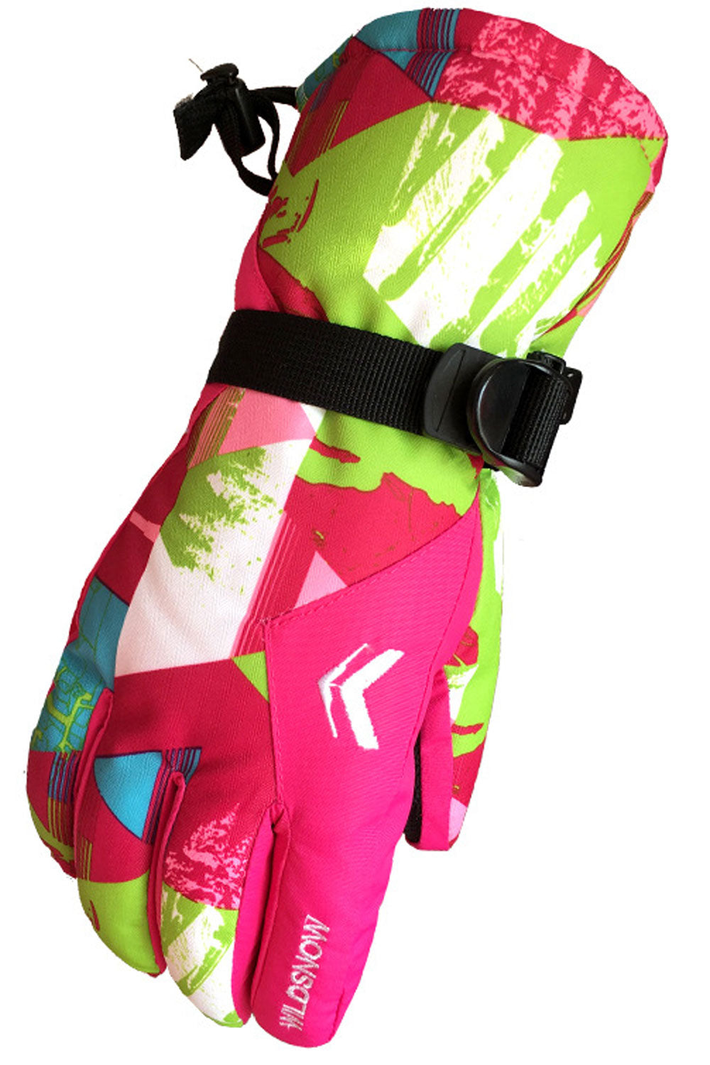 Women Winter Waterproof Breathable Ski Gloves