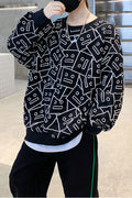 Kid Boys Round Neck Long Sleeves Solid Color Sweatshirt