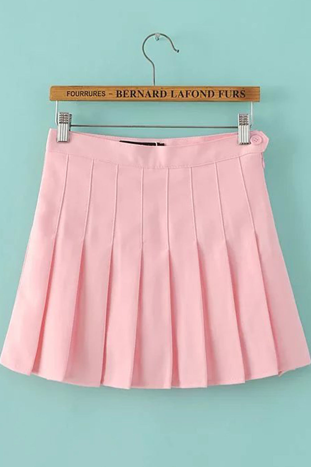 Women Amazing Solid Colored Elastic Waistband Pleated Skirt