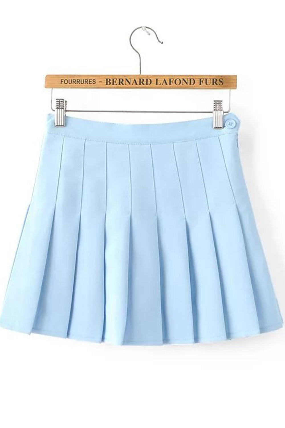 Women Amazing Solid Colored Elastic Waistband Pleated Skirt