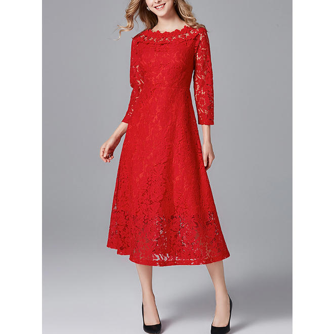 Women Fashion Long Sleeved Slim Dress