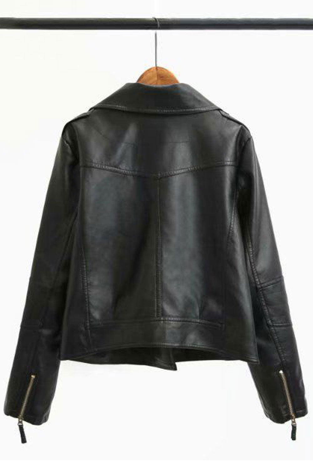 Women Enthralling Solid Patterned Soft Lapel Collar Neck Wrist & Waist Strap Zippered Pocket & Easy Cross Zip Fastener Warm Wint