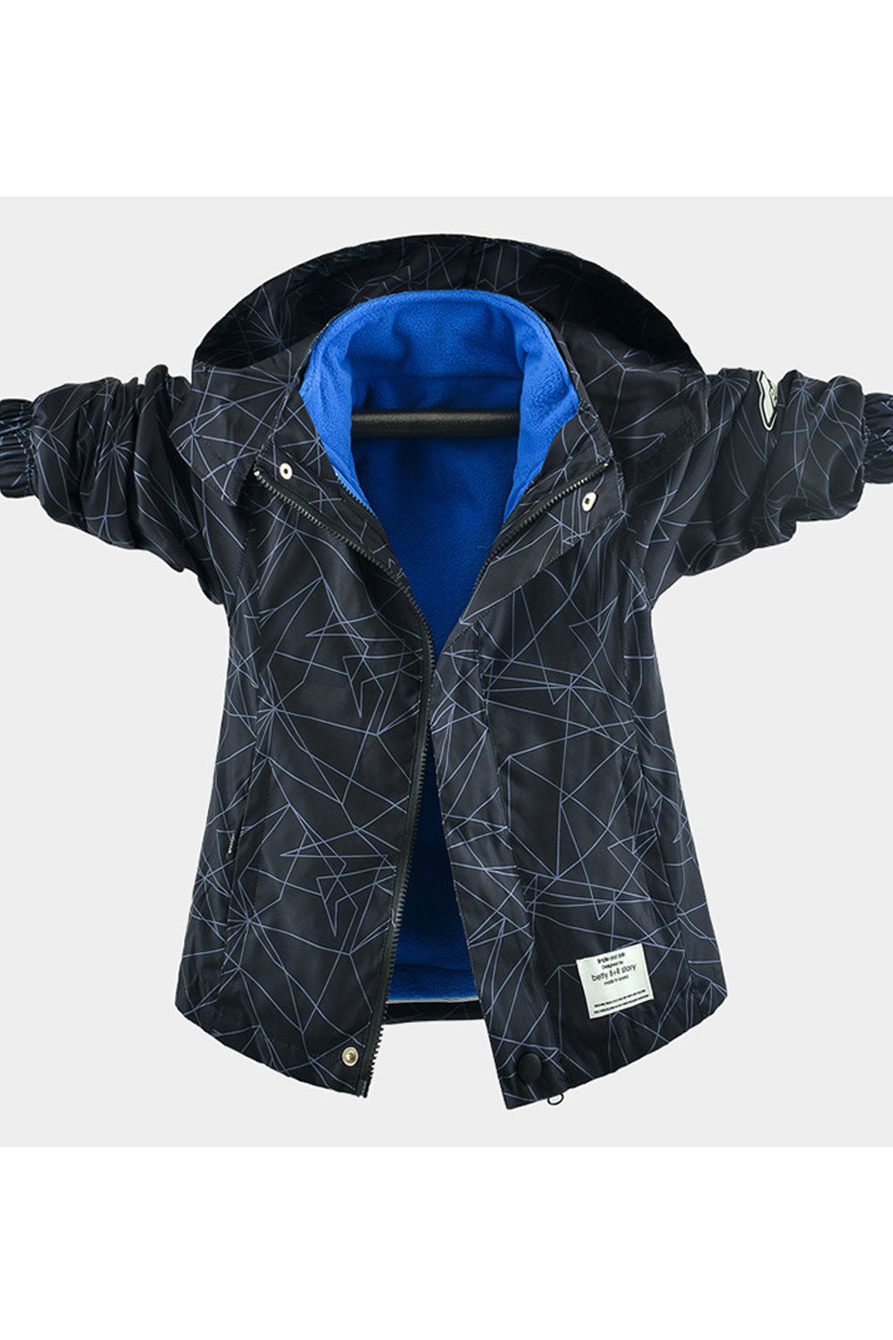 Kid Boys Thickened Three In One Windproof Jacket